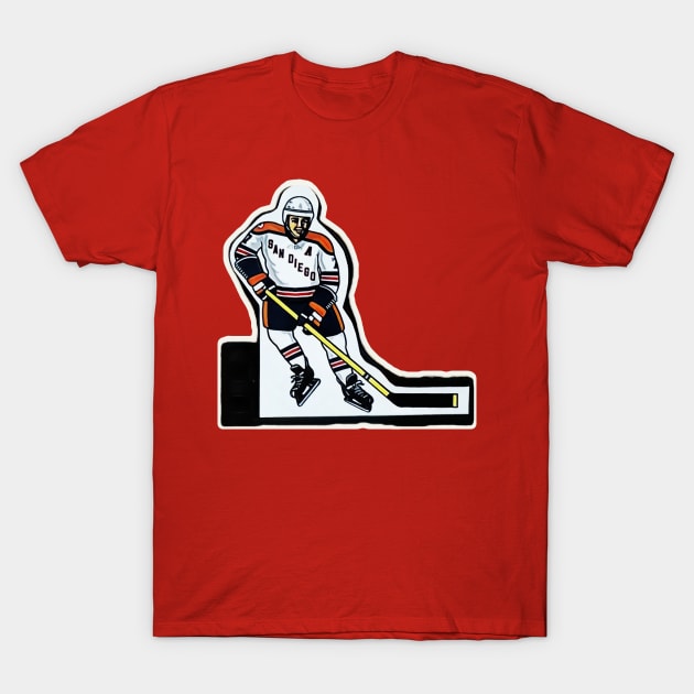 Coleco Table Hockey Players - San Diego T-Shirt by mafmove